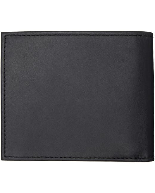 Boss Black Buffed Leather Wallet for men
