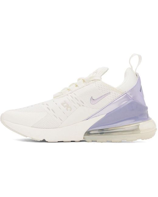 Nike Women's Air Max 270 Shoes - Sail/ Oxygen Purple