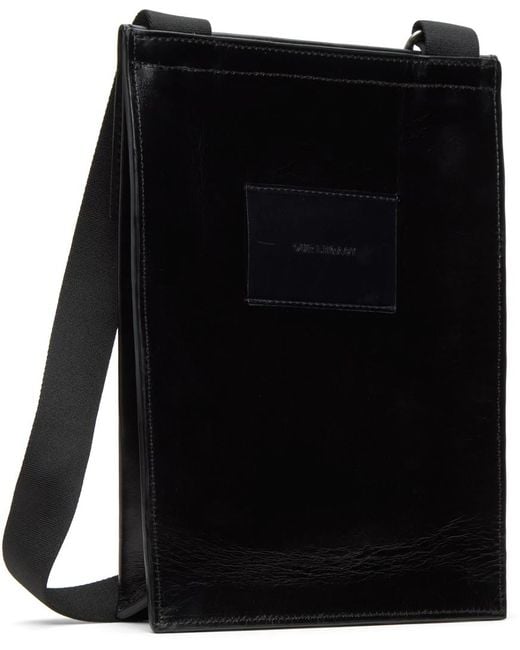 Our Legacy Black Aamon Pocket Bag for men