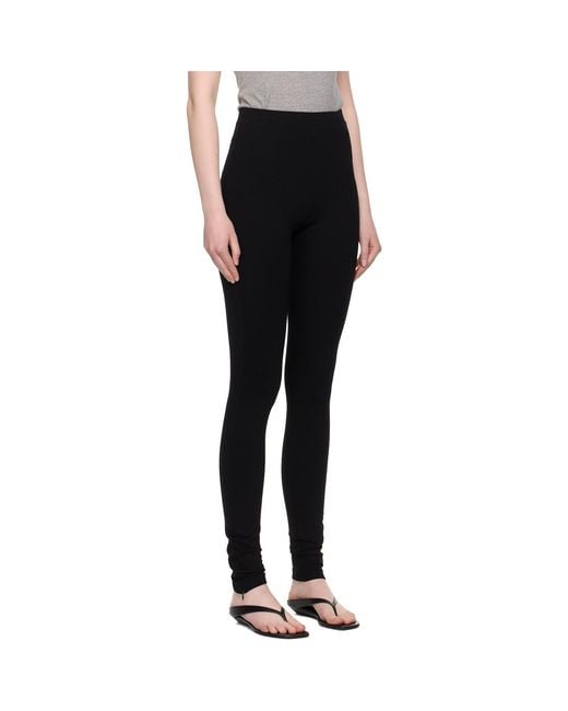 Totême Black Zip Leggings