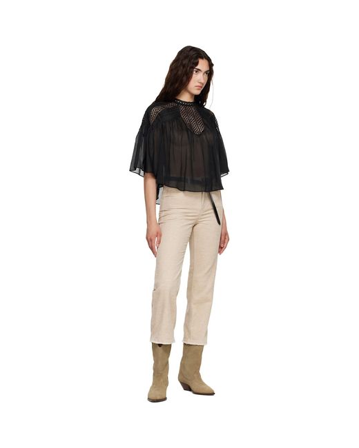 Isabel Marant Black Parina Blouse