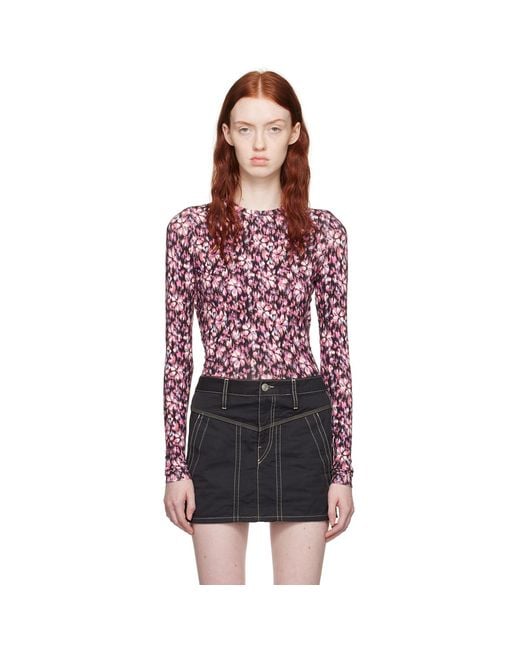 Isabel Marant Red Leonio Blouse