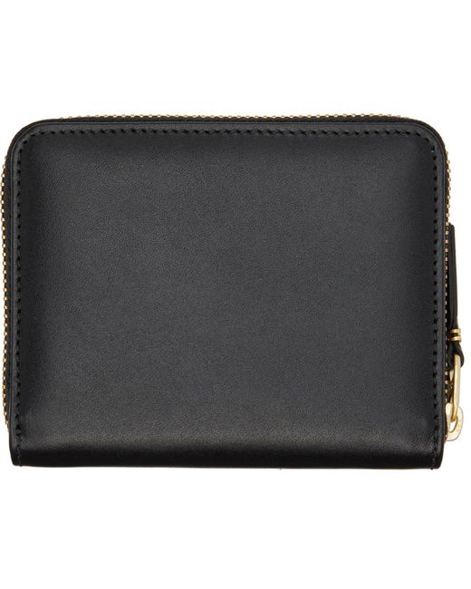 Comme des Garçons Black Comme Des Garçons Wallets Leather Multicard Zip Wallet for men