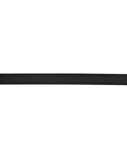 メンズ Vivienne Westwood ブラック Thin Line Orb ベルト Black