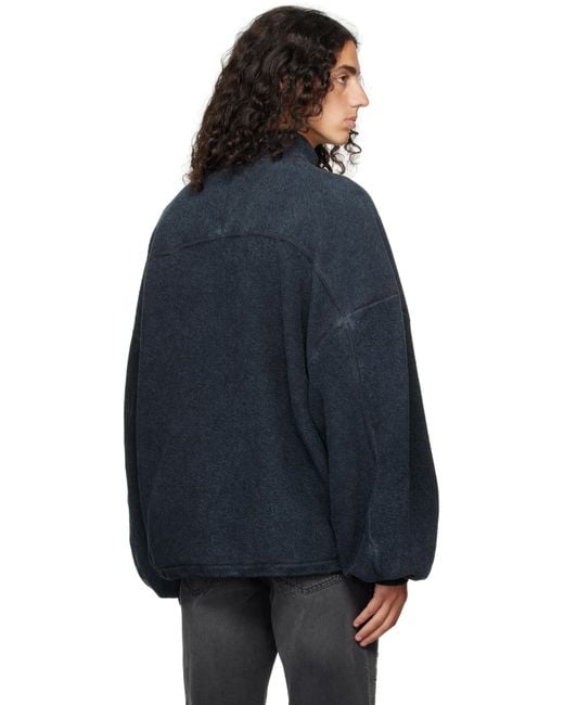 ALEXANDER WANG ブルー ハーフジップ スウェットシャツ ALEXANDER WANG (アレキサンダー ワン)商品ページ - NY Puff