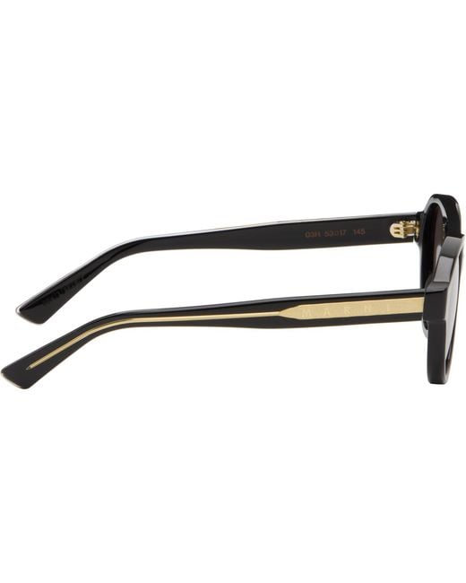 Marni Black Zeanou Sunglasses for men