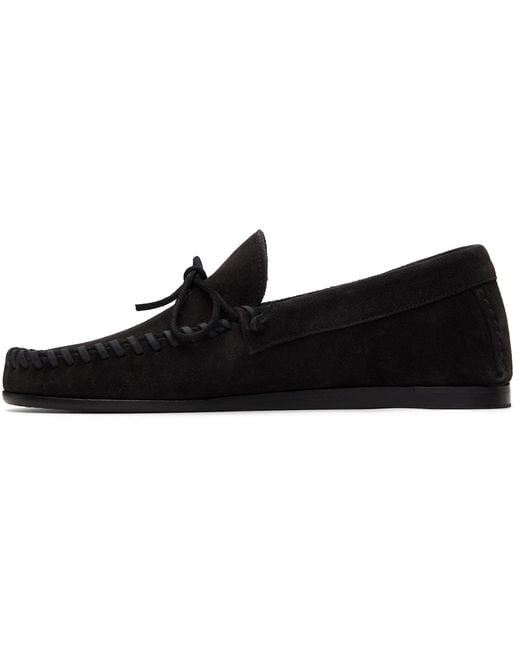 Isabel Marant Black Fitzo Loafers for men