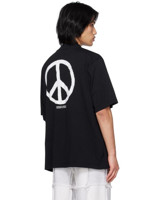 Marcelo Burlon Black County Peace Over T-shirt for men