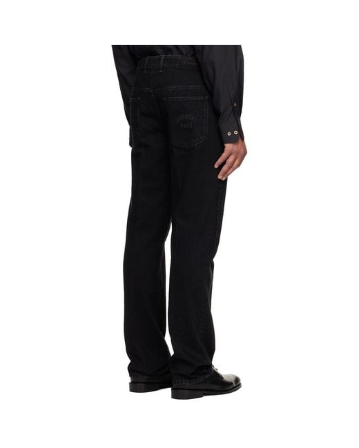 Givenchy Black Straight Leg Jeans for men