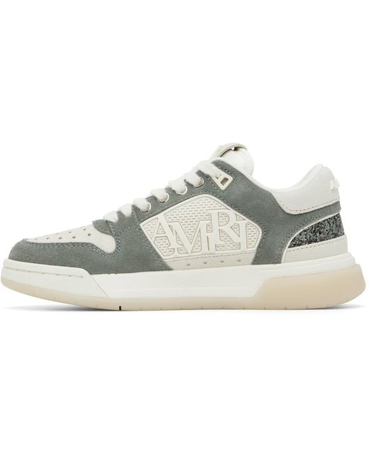 Amiri Black Off- Glitter Classic Low Sneakers