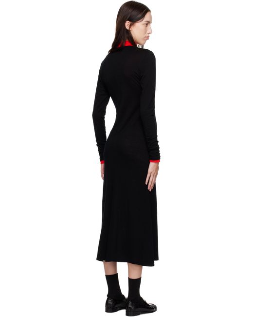 AURALEE Wool Amunzen Maxi Dress in Black | Lyst AURALEE オーラリーwool amunzen dress in black