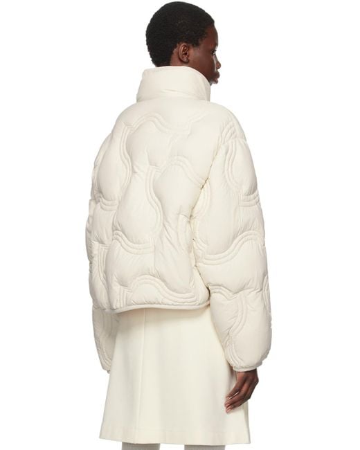 Moncler Natural Off- Beryl Short Down Jacket