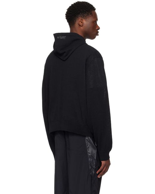 Our Legacy Blue Dropped Shoulder Hoodie for men