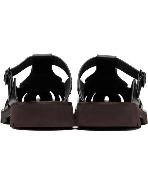 Hereu Black Canya Sport Sandals for men