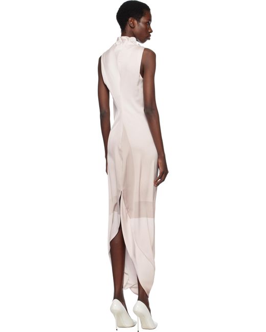 Jean Paul Gaultier Black 'The Draped Trompe-L'Œil Corset' Maxi Dress