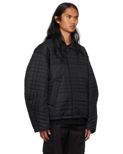 Wooyoungmi Black Oversized Jacket for men