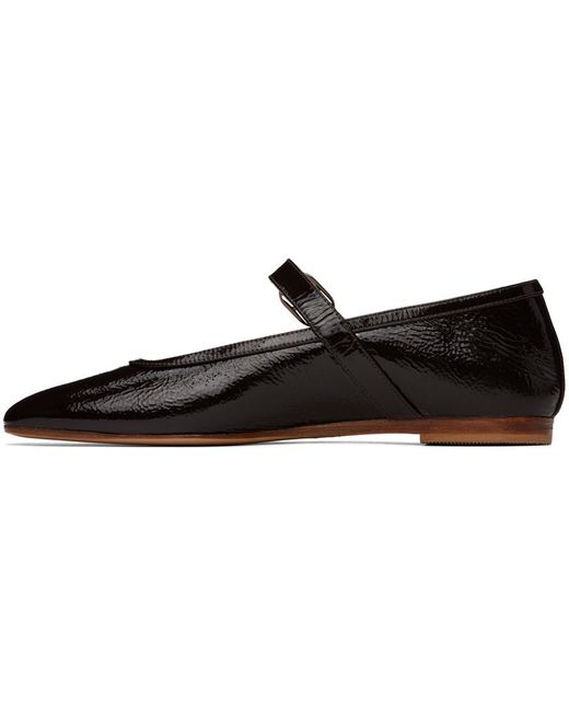 Le Monde Beryl Ballet Mary Jane Ballerina Flats in Black | Lyst