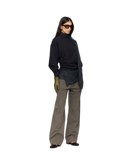 6397 Black Darted Jeans
