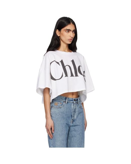 Chloé Blue Logo T-Shirt