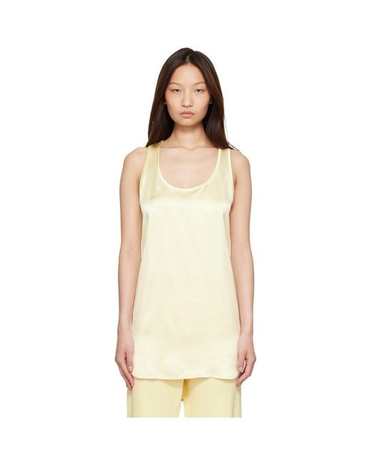 Wardrobe NYC Natural Liquid Tank Top