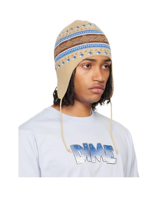 Dime Blue Alpine Beanie for men