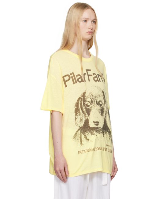 T-Shirt 'Pet Club' Jaune À Image De Beagle OPEN YY en coloris Natural