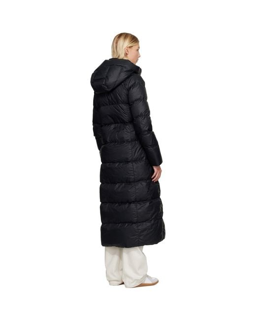 Canada Goose Black 'Tonal Label' Mystique Down Coat