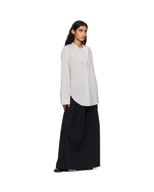 Studio Nicholson White Pampa Blouse
