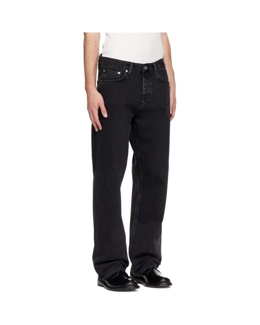 sunflower Black Loose Jeans for men