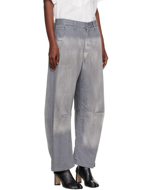 Y's Yohji Yamamoto Black U-Wide Jeans