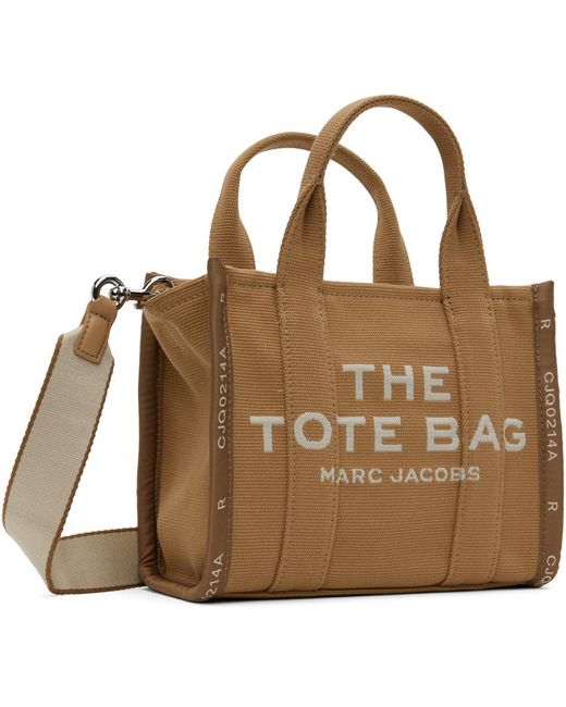 Marc Jacobs Brown Tan 'the Jacquard Small' Tote