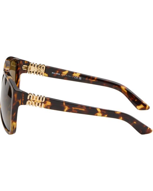 Miu Miu Black Aviator Sunglasses