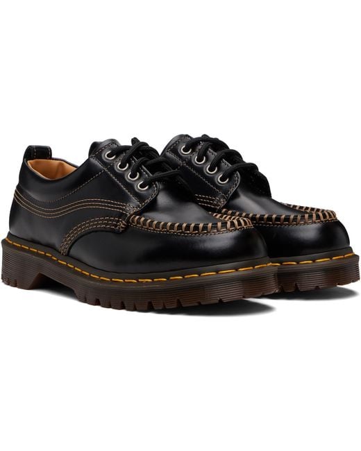 Dr. Martens Black Leather Lowell Derbys for men