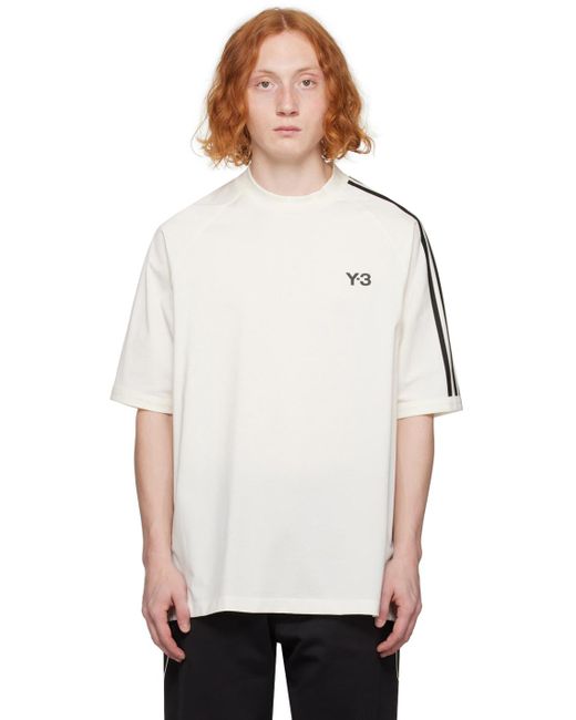 Y-3 Off-white 3-stripes T-shirt for men