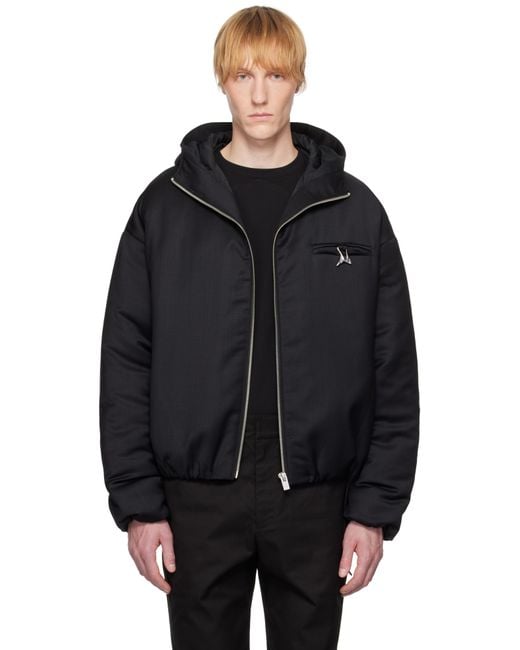 メンズ HELIOT EMIL ブラック Haptic Tailored ジャケット Black