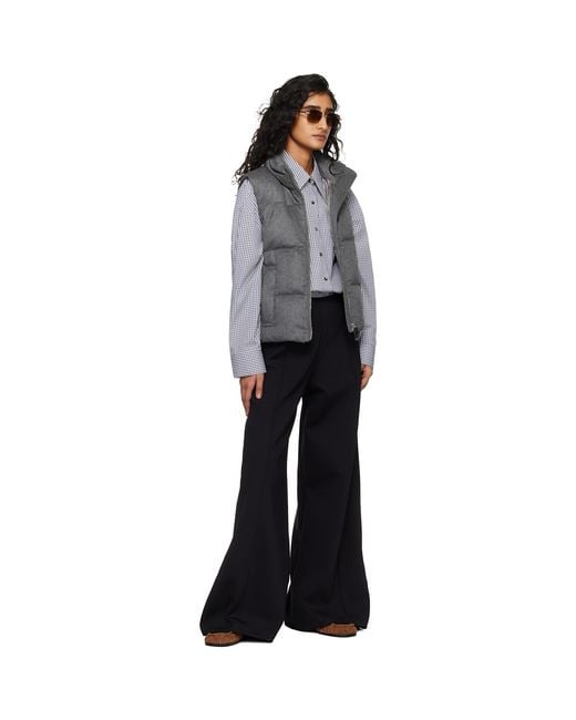 Max Mara Gray Amoroso Down Vest
