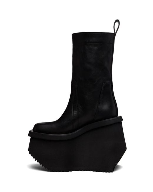 Rick Owens Black Concordians Factory Boots