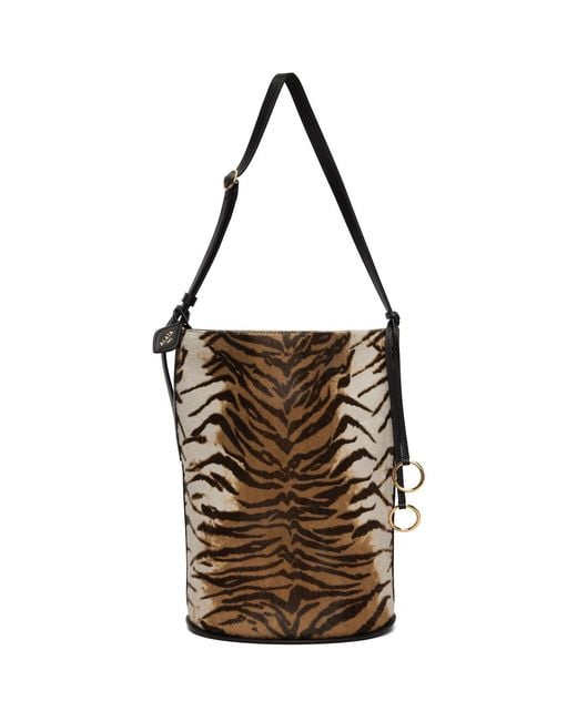 Alaïa Black Hip Small Bucket Bag