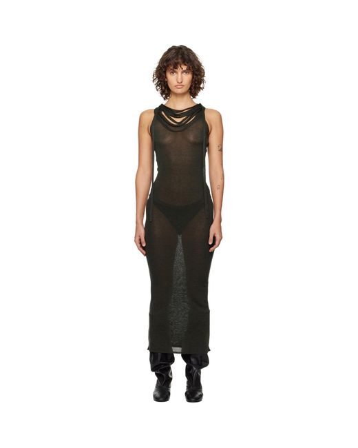 Paloma Wool Black Oliveti Maxi Dress