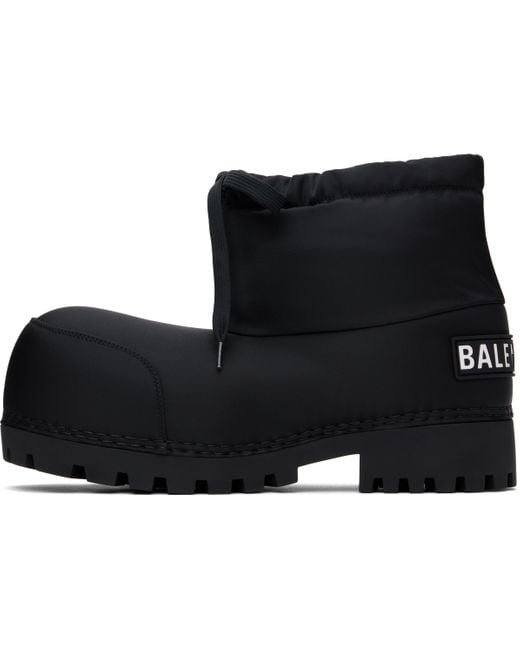 Balenciaga Black Alaska Boots for men