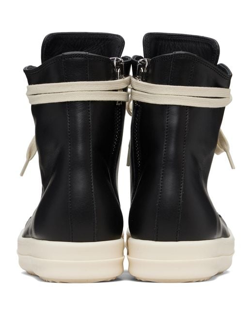 Rick Owens Black Concordians Sneakers