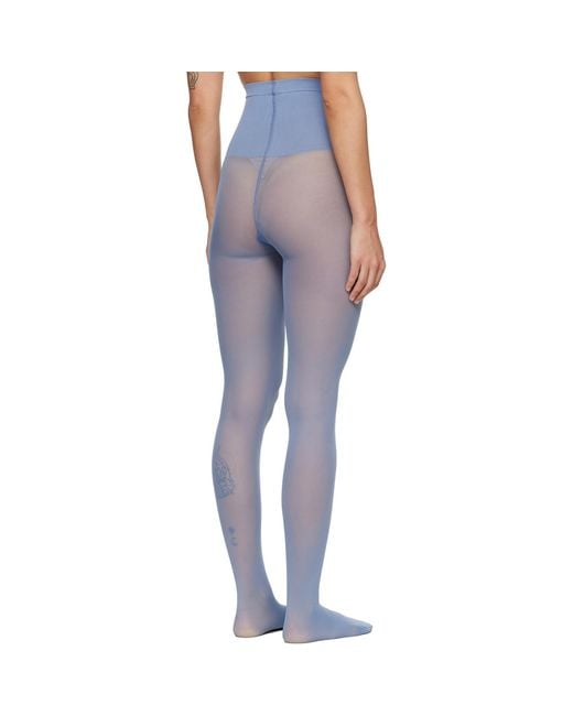 Swedish Stockings Blue Svea Premium Tights