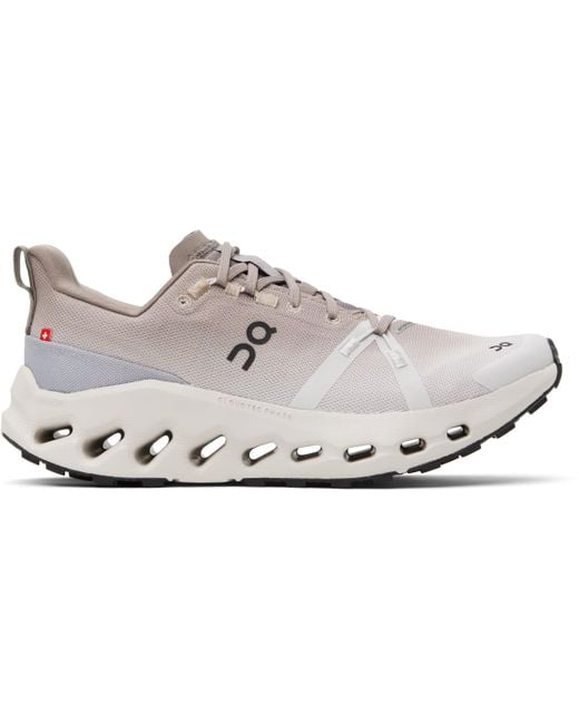On Shoes トープ Cloudsurfer ウォータープルーフ トレイルスニーカー Black
