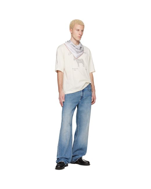 Jacquemus White Off- 'Le Paysan' Scarf for men
