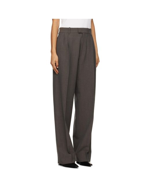 Bottega Veneta Black Light Wool Trousers