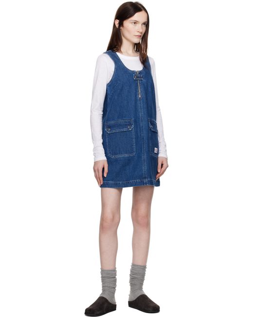 A.P.C. Black Dominic Denim Minidress