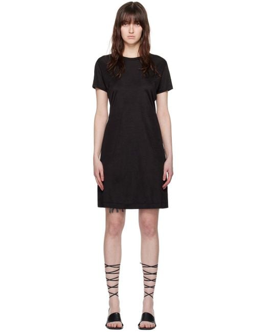 Filippa K Black Shiny Minidress