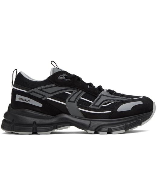 Axel Arigato Black & Gray Marathon R Trail Sneakers for men