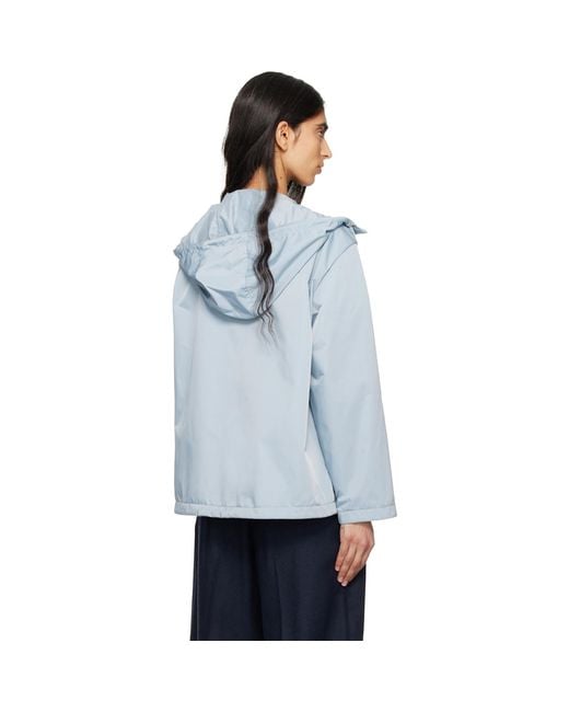 Moncler White Cassiopea Hooded Jacket