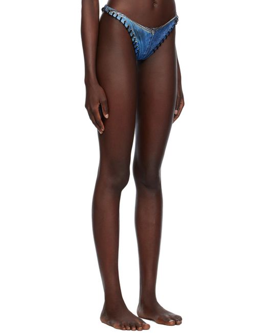 Miaou Black Blue Rio Bikini Bottom